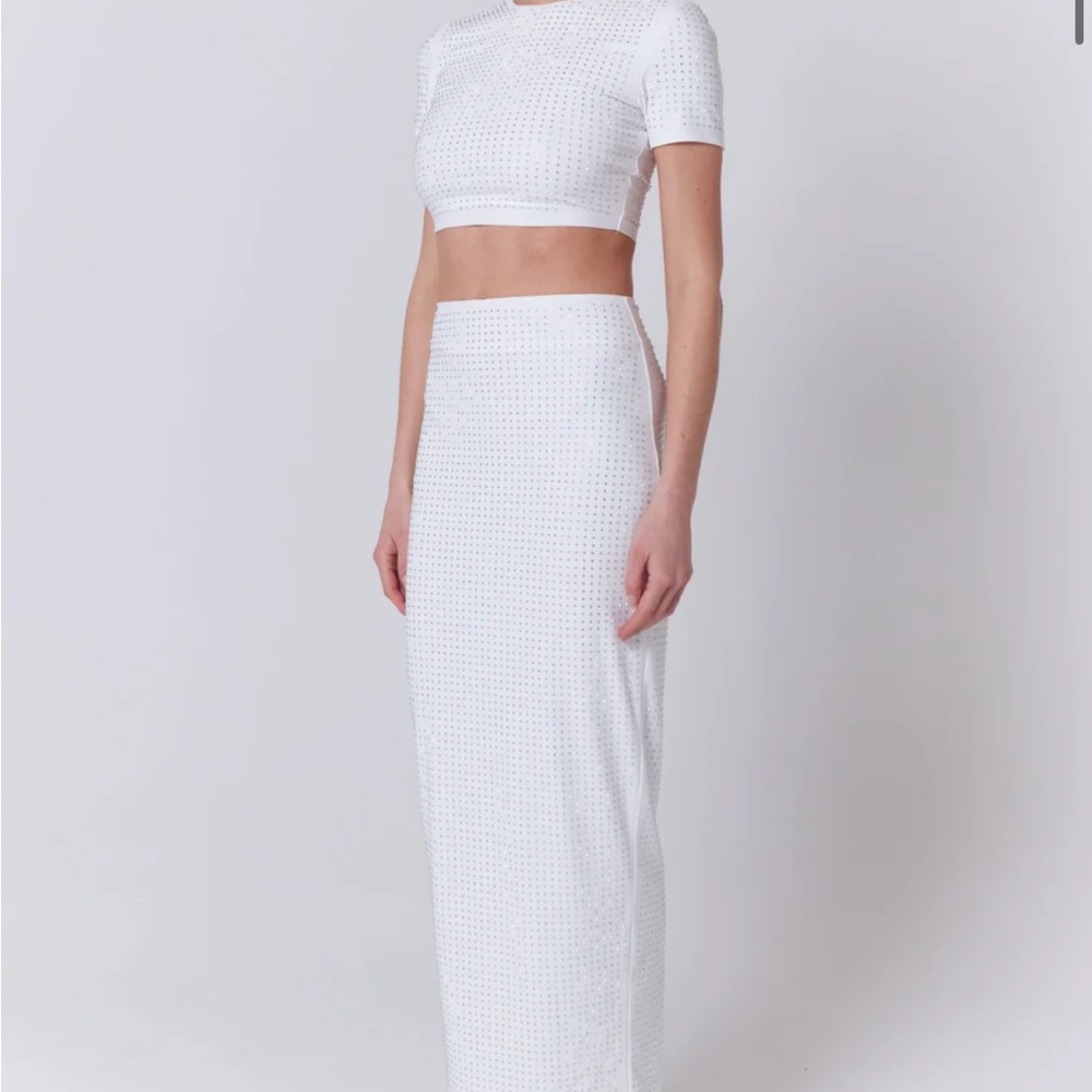 (NWT) SLA The Label  Bea Diamanté Maxi (Skirt) - Picture 4 of 9
